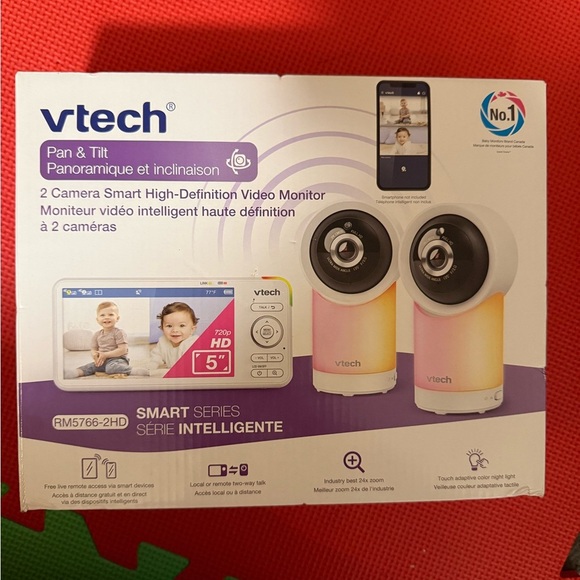 vtech Other - VTech 2 Camera Smart Video Monitor - Pink